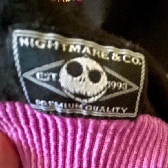 Disney The Nightmare Before Christmas  Long Sleeve Shirt - Black and Purple - Picture 8 of 9